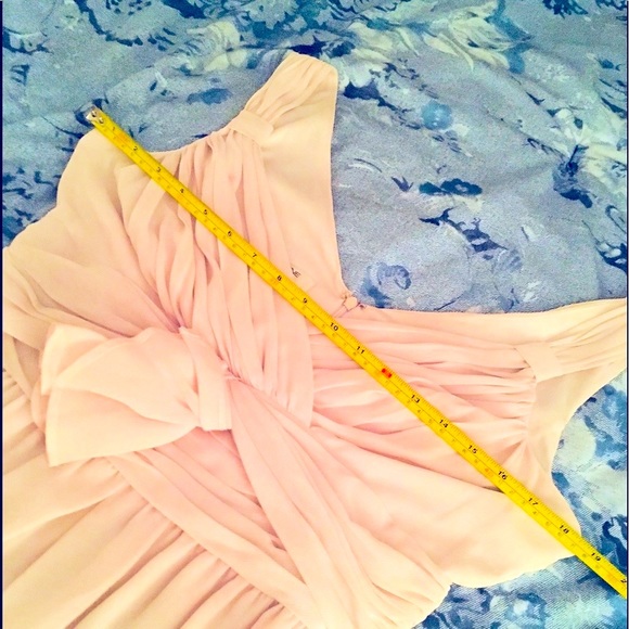 Evan Picone Ivory Grecian Chiffon Dress - Picture 5 of 7